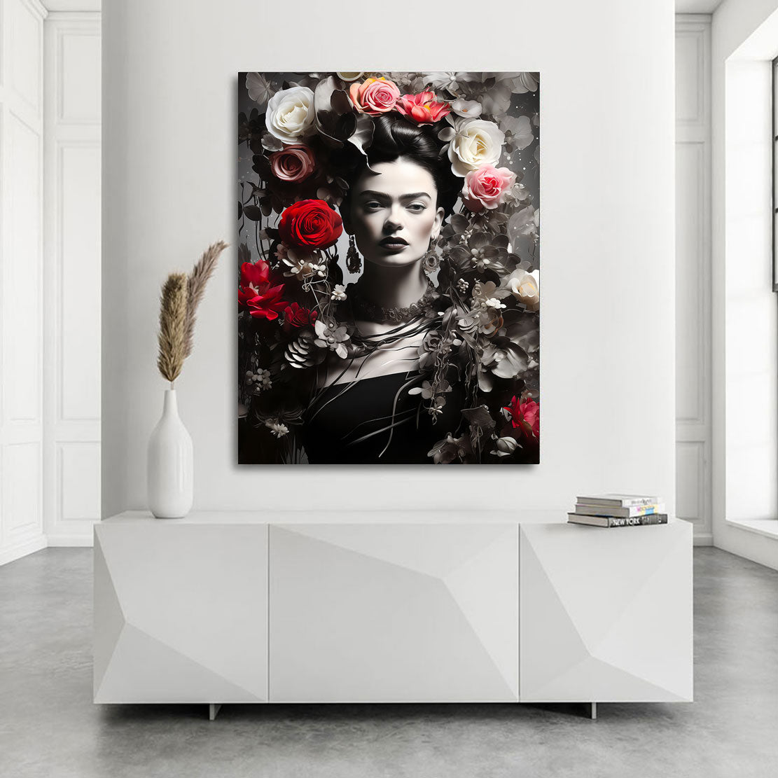 Wandbild Frida Flower Art