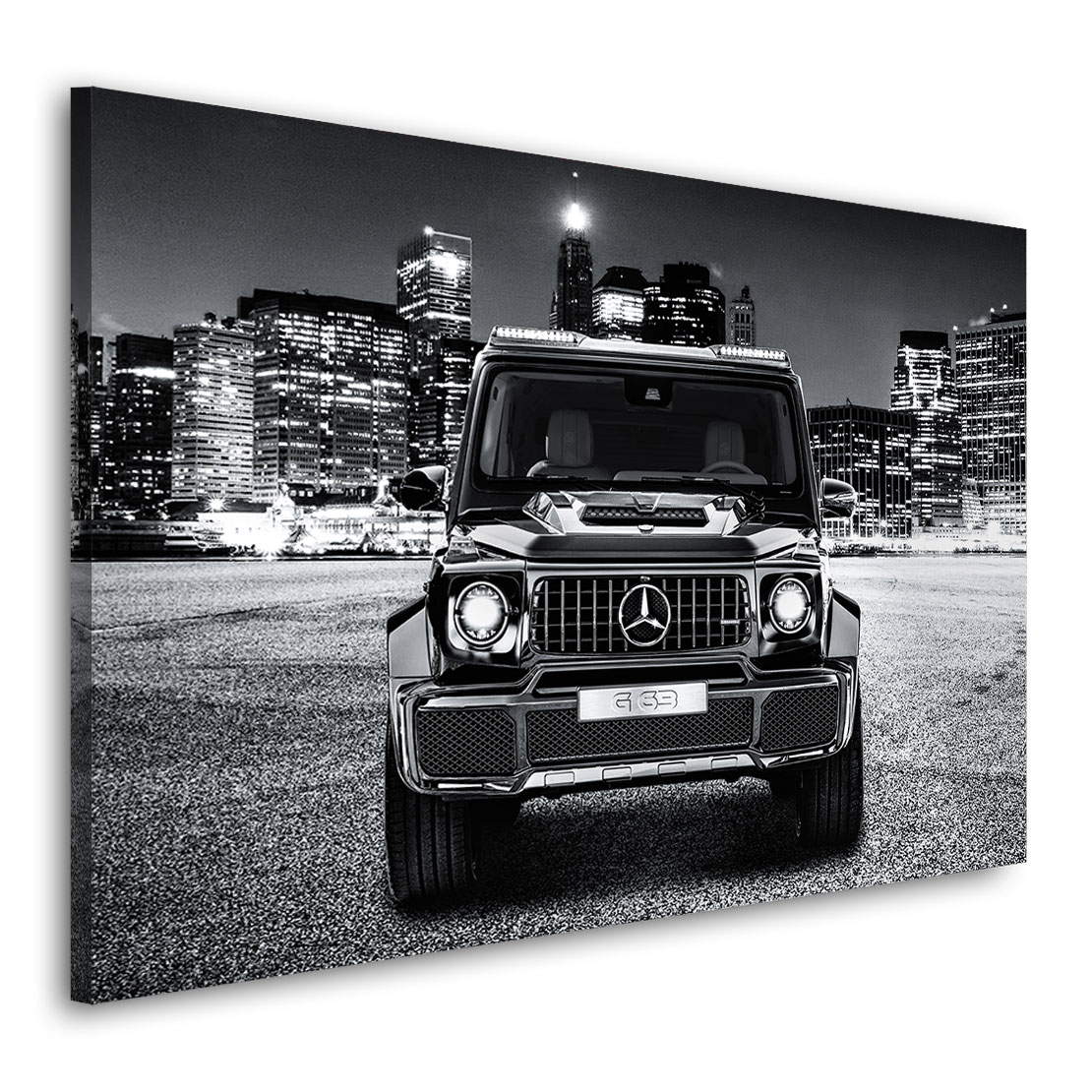 Auto Leinwandbild Mercedes G63 Black