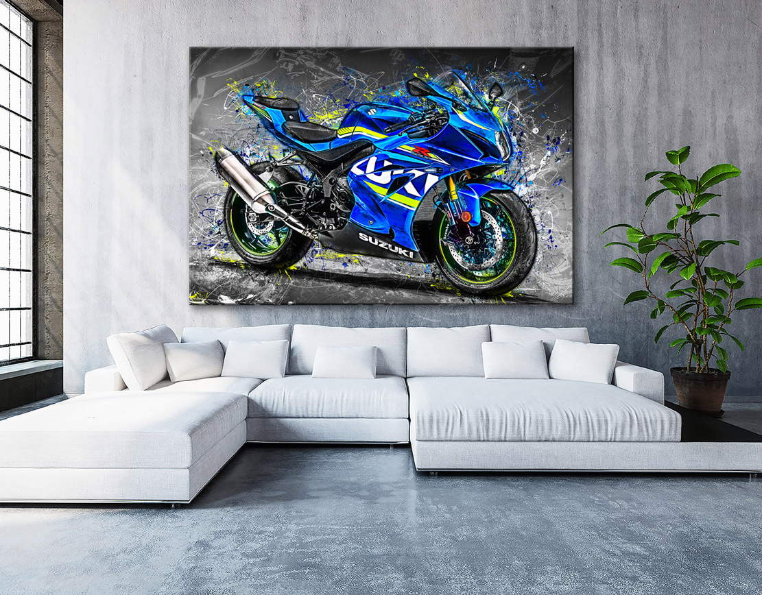 Wandbild Suzuki GSX R 1000