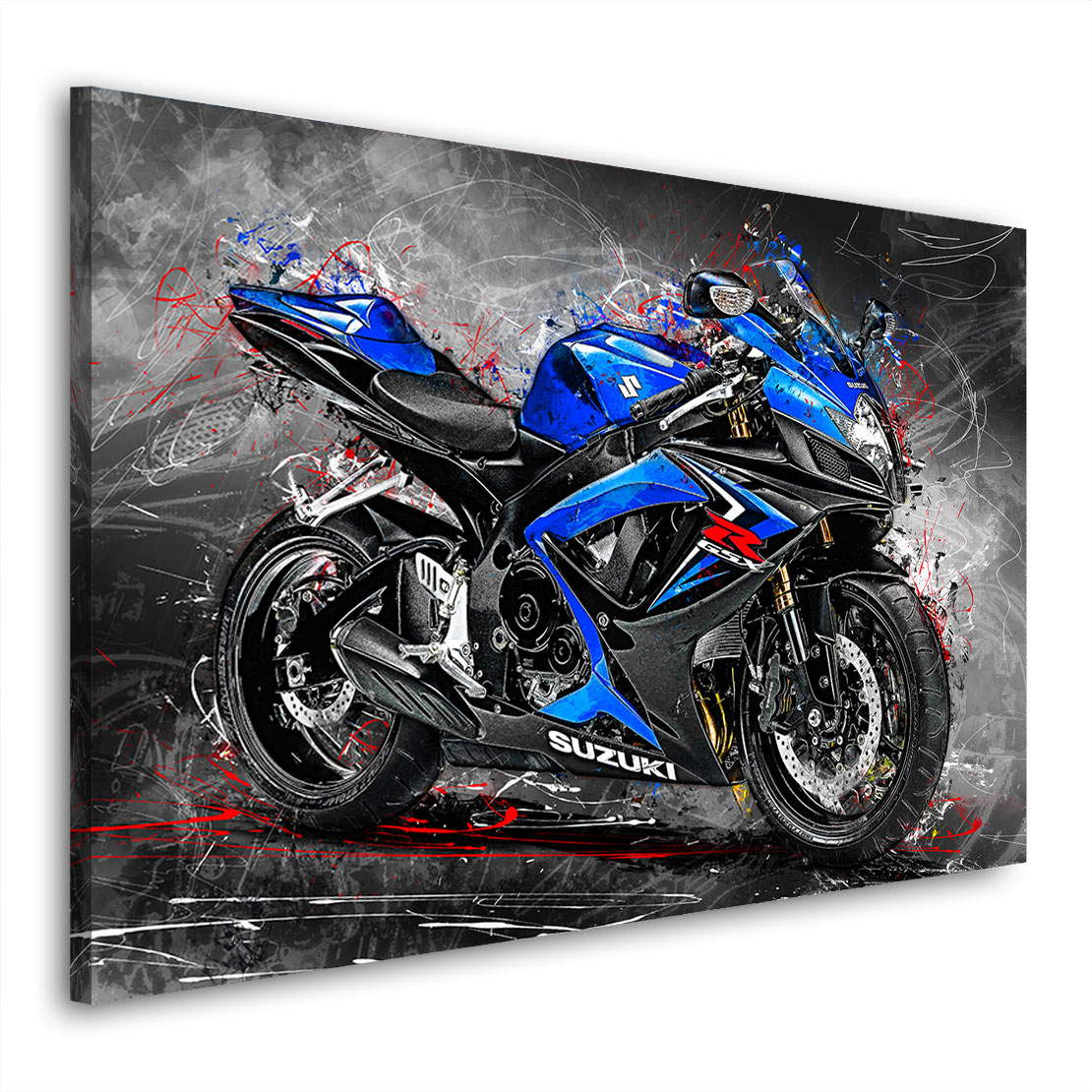 Wandbild Suzuki GSX R 750