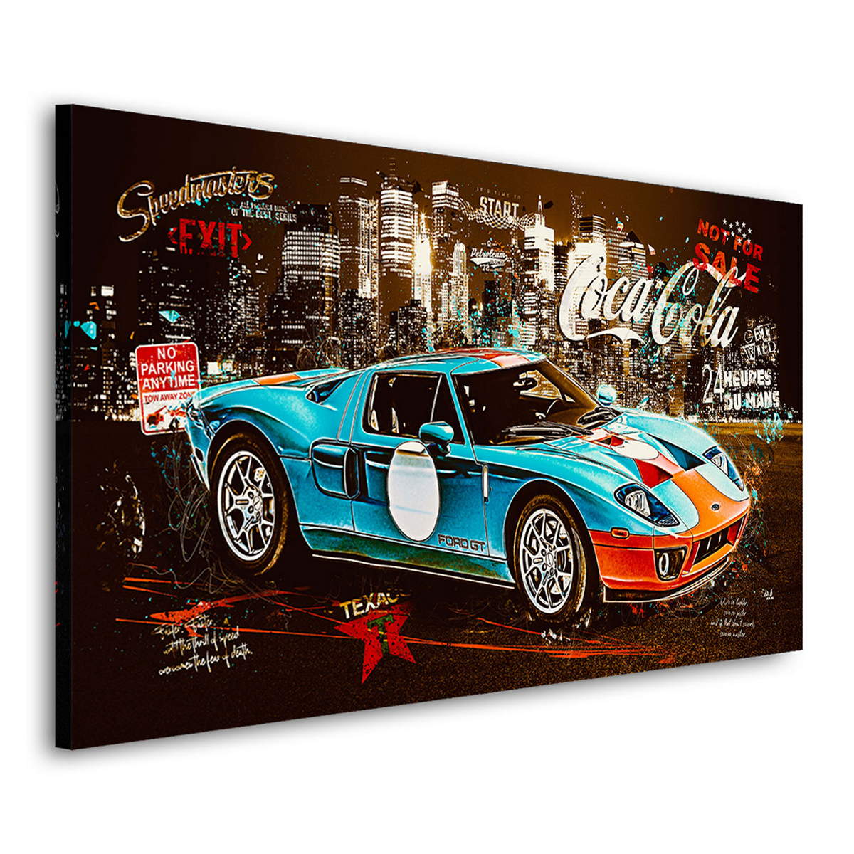 Auto Leinwandbild Ford GT40 Vintage Style
