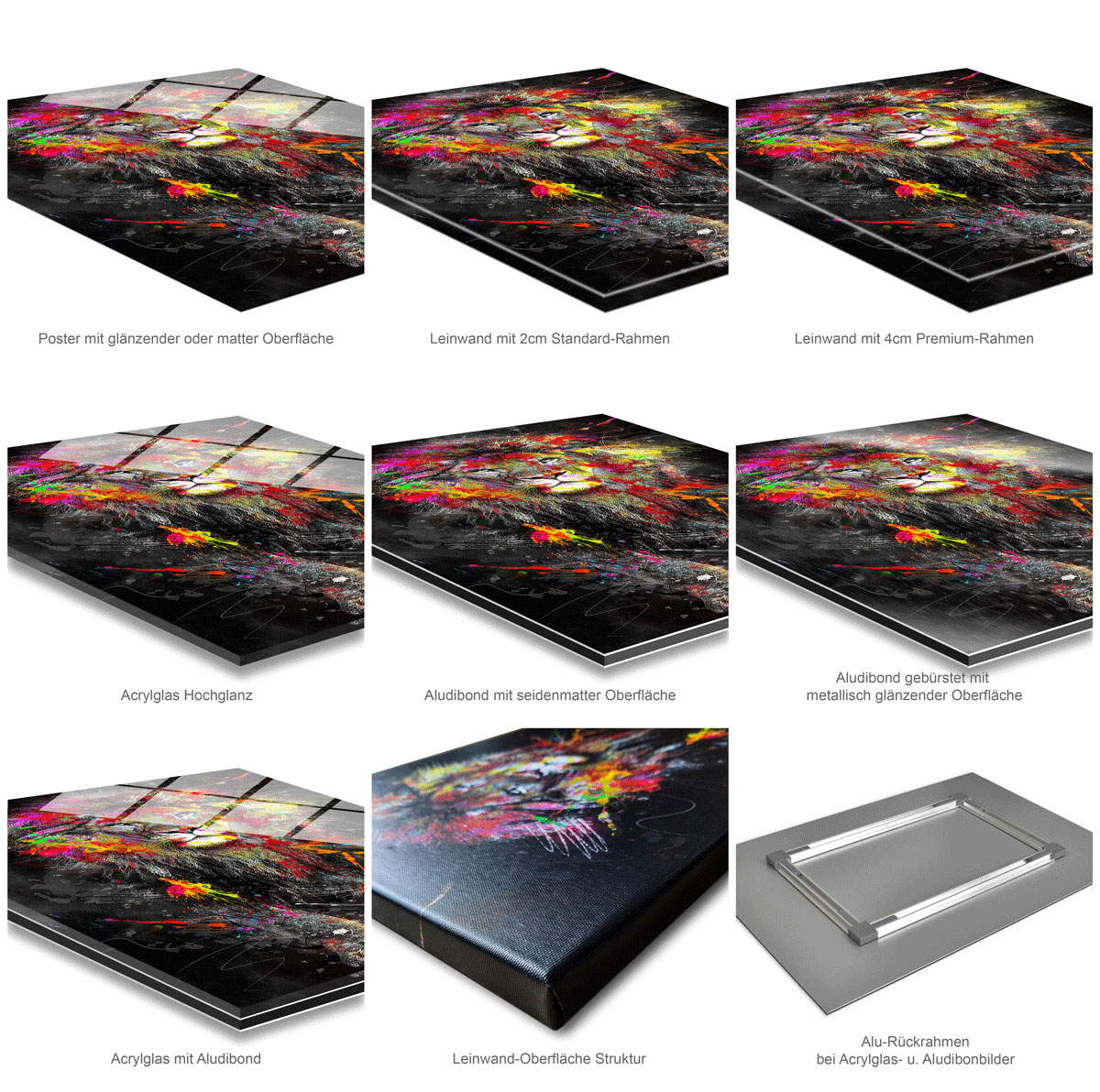 Wandbild Leinwandbild Buddha Vintage Style