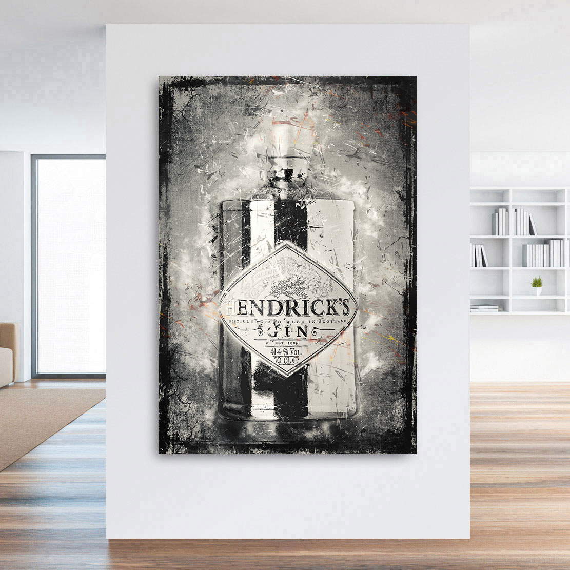 Wandbild Leinwandbild Gin Vintage Style