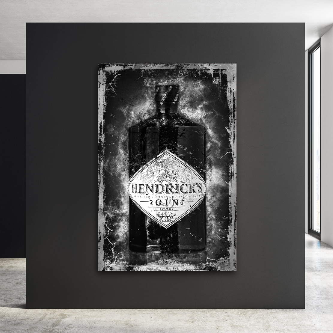Wandbild Leinwandbild Gin Abstrakt