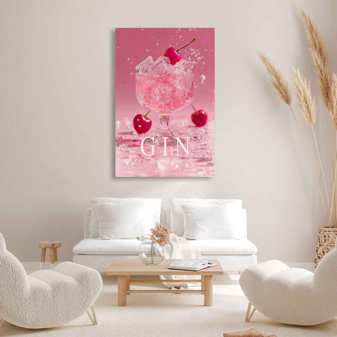 Cherry Gin Elegance Wandbild
