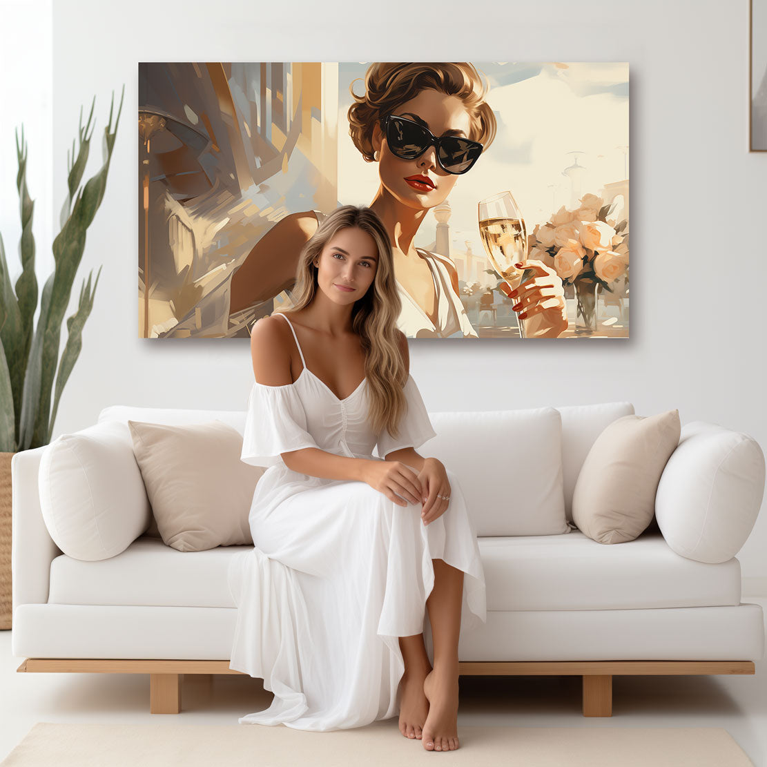Wandbild Glamour Lifestyle