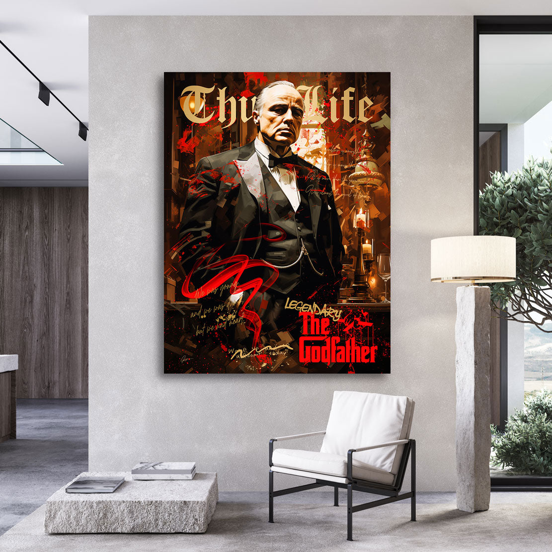 Kult Wandbild The Godfather Thug Life