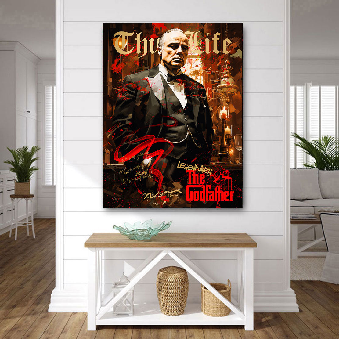 Kult Wandbild The Godfather Thug Life
