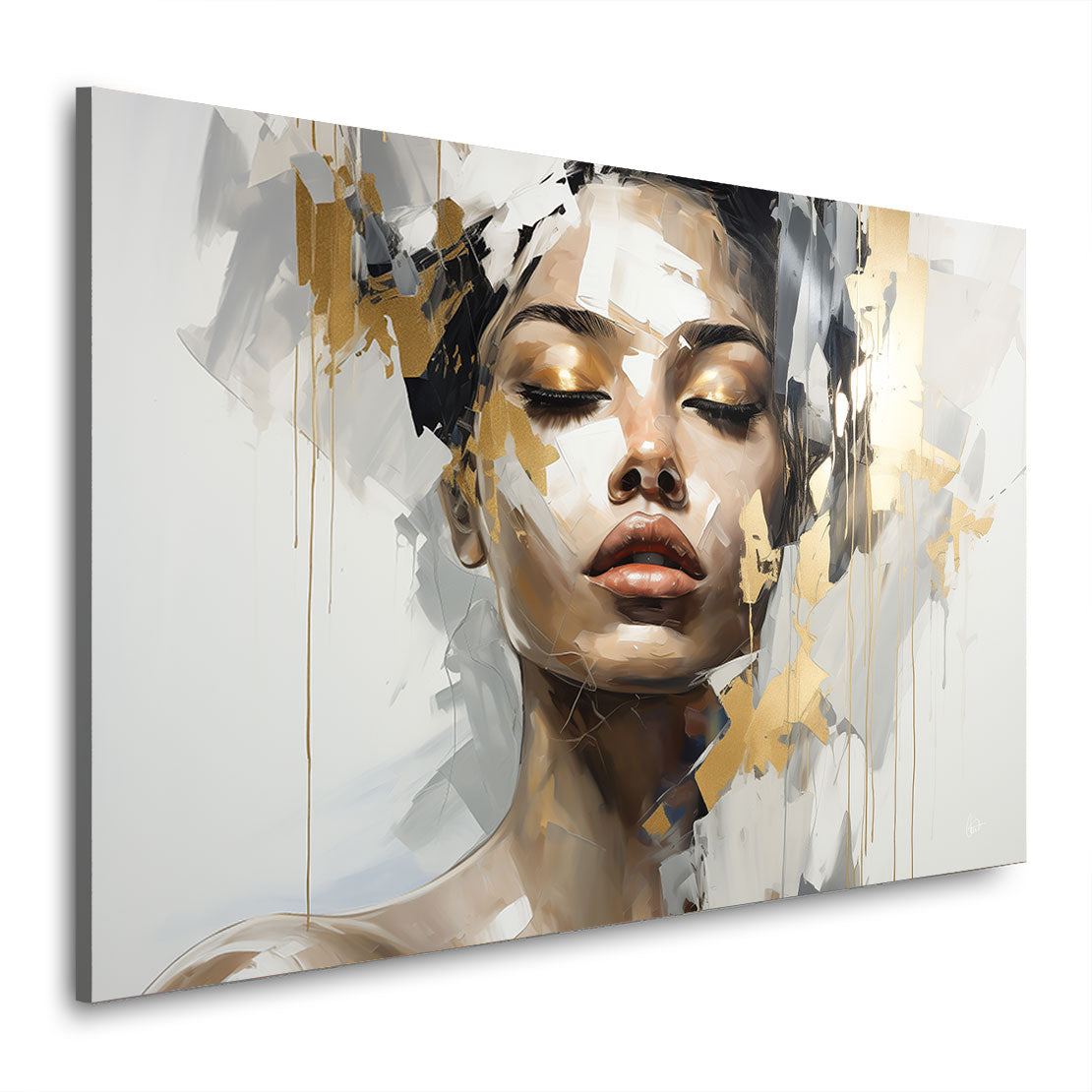 Abstrakt Gold Beauty Wandbild