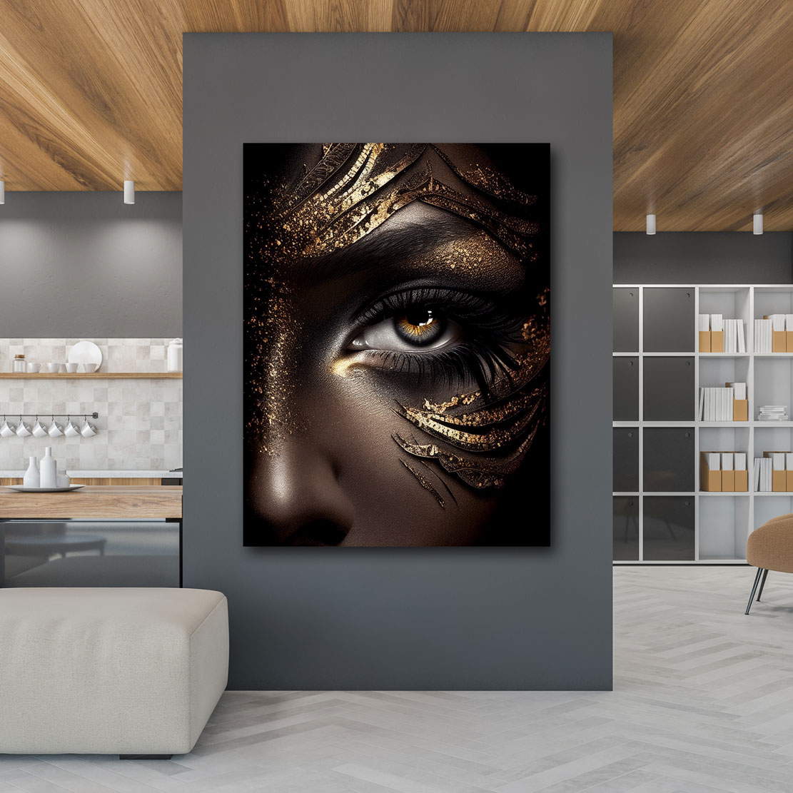 Leinwandbild African Golden Eye