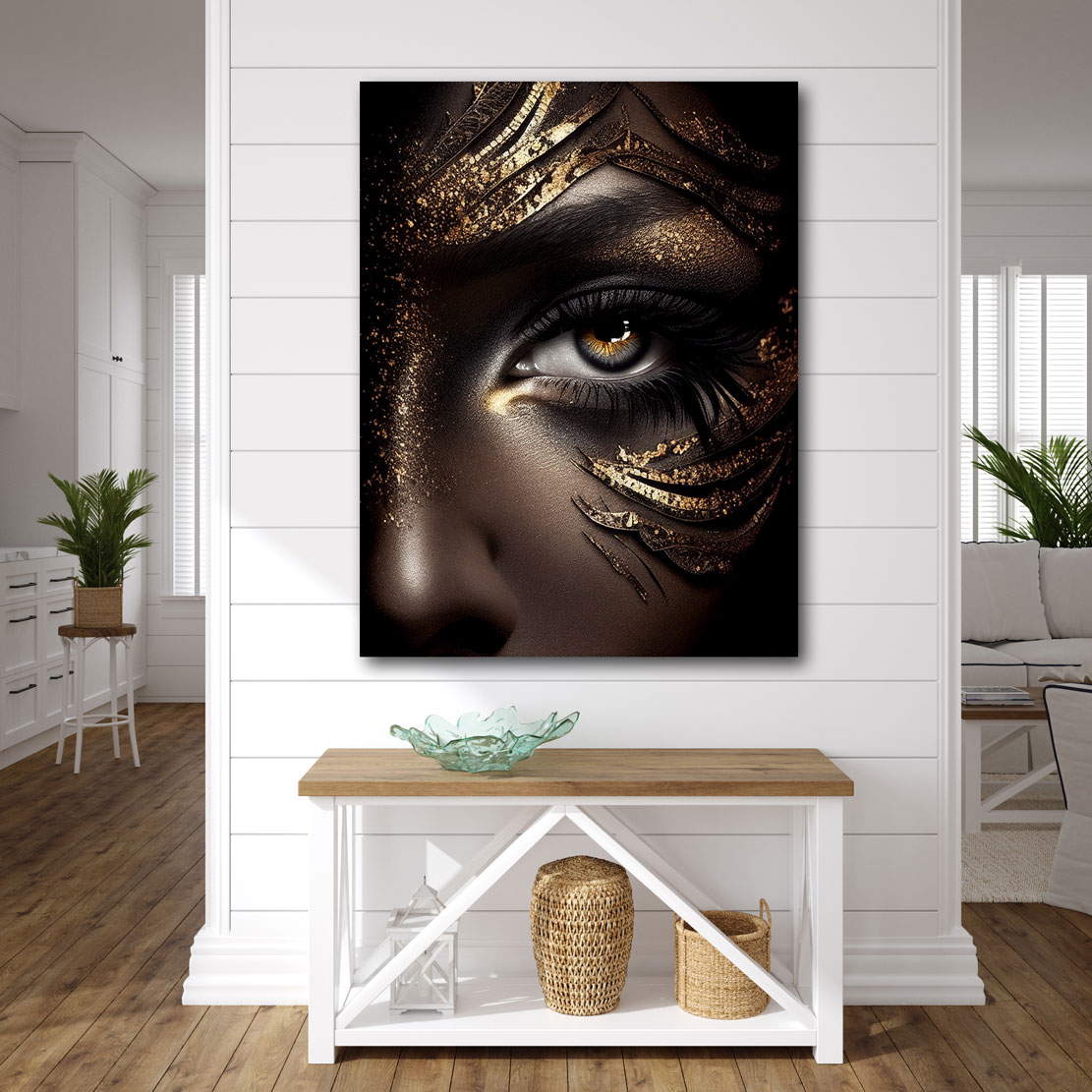 Leinwandbild African Golden Eye