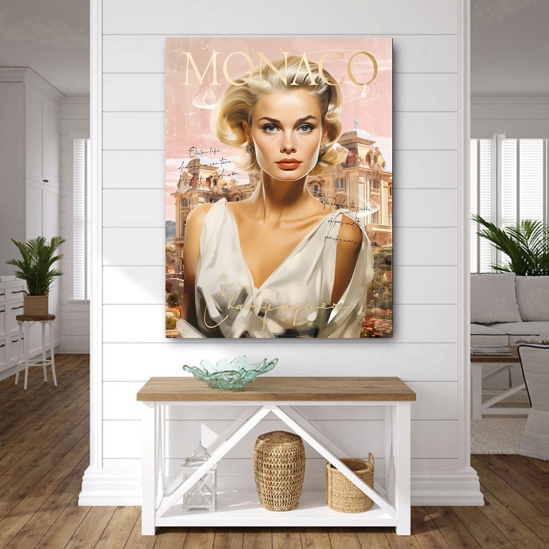 People Wandbild Grace Monaco