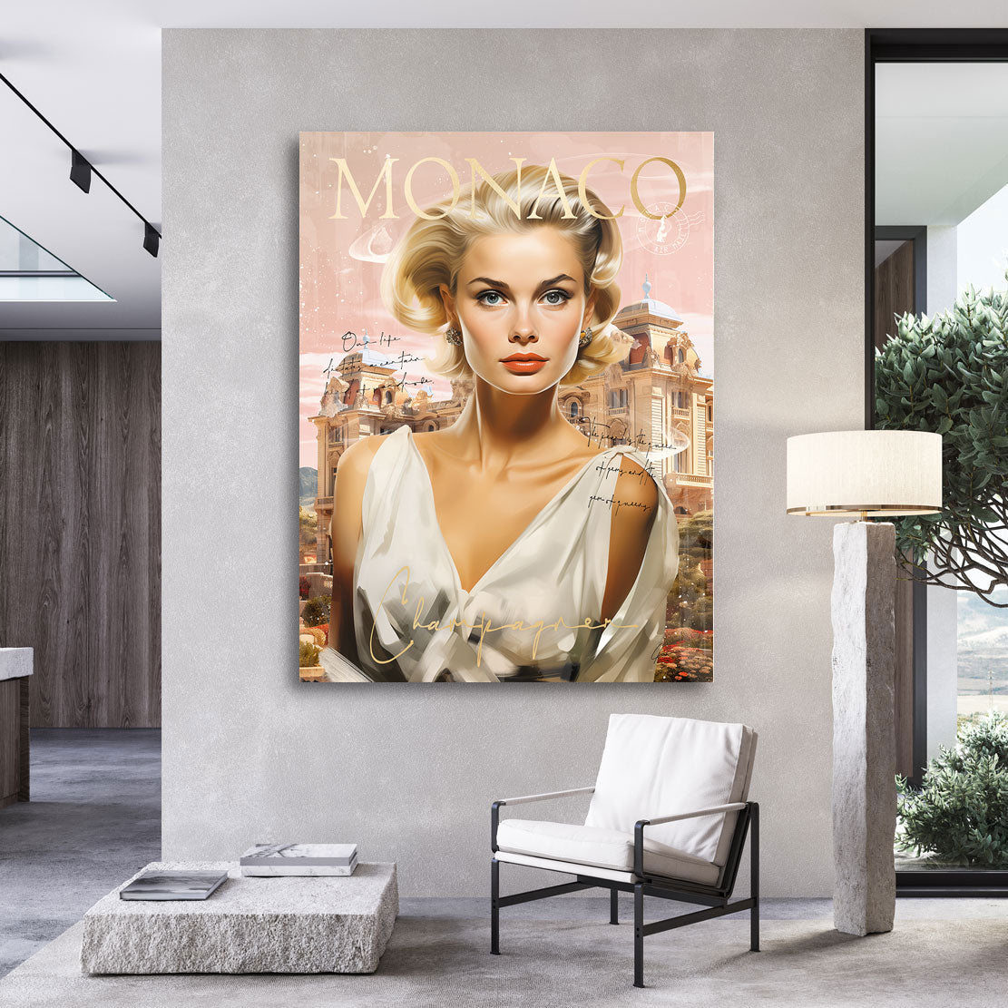 People Wandbild Grace Monaco
