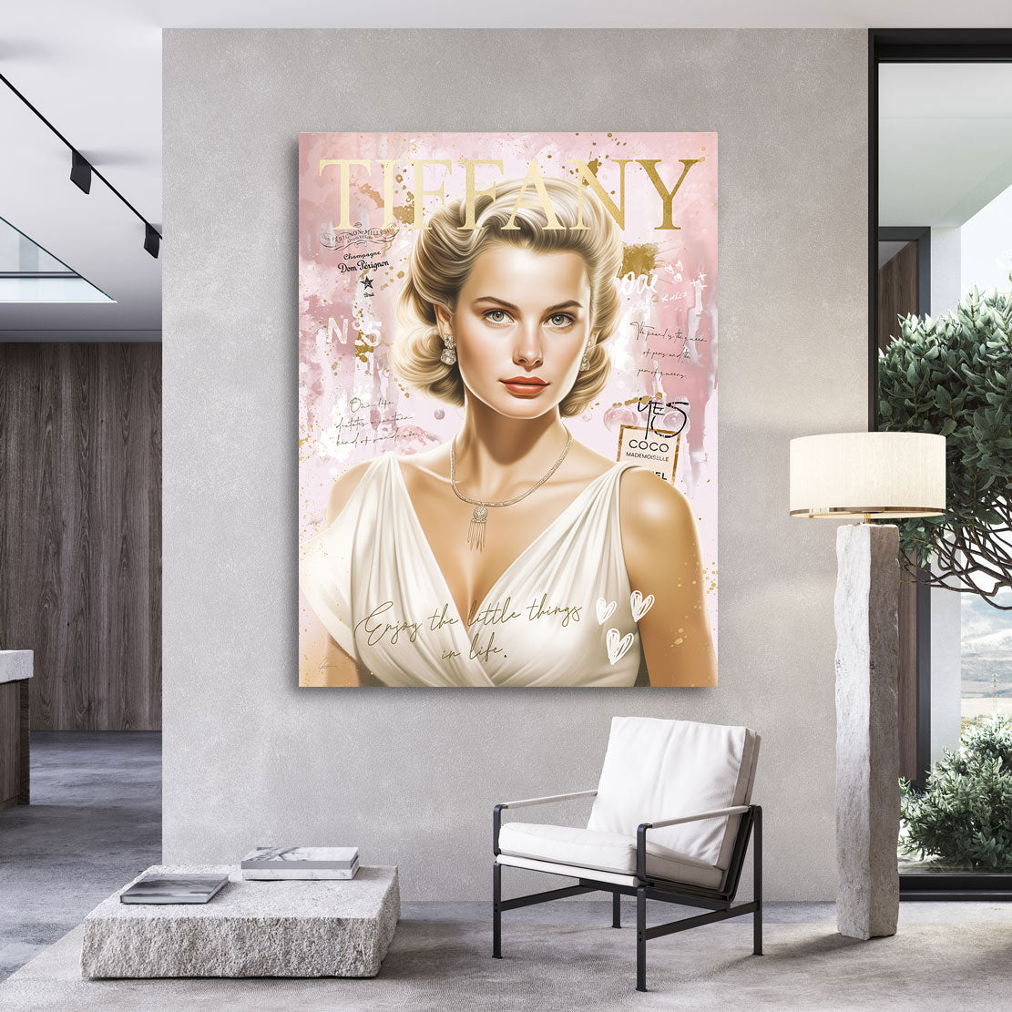 People Wandbild Grace Tiffany