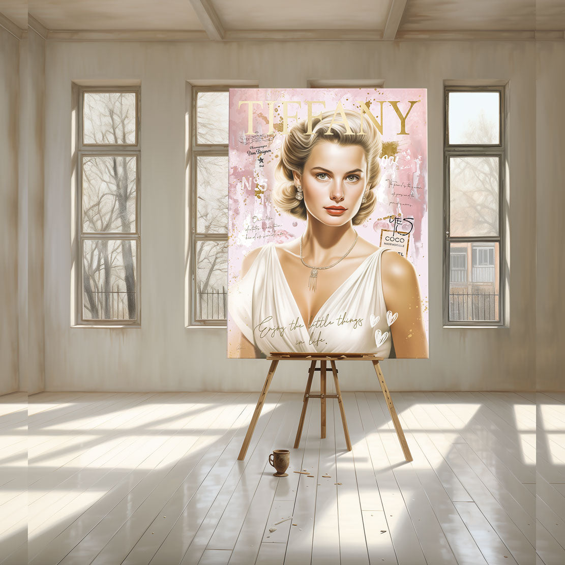 People Wandbild Grace Tiffany