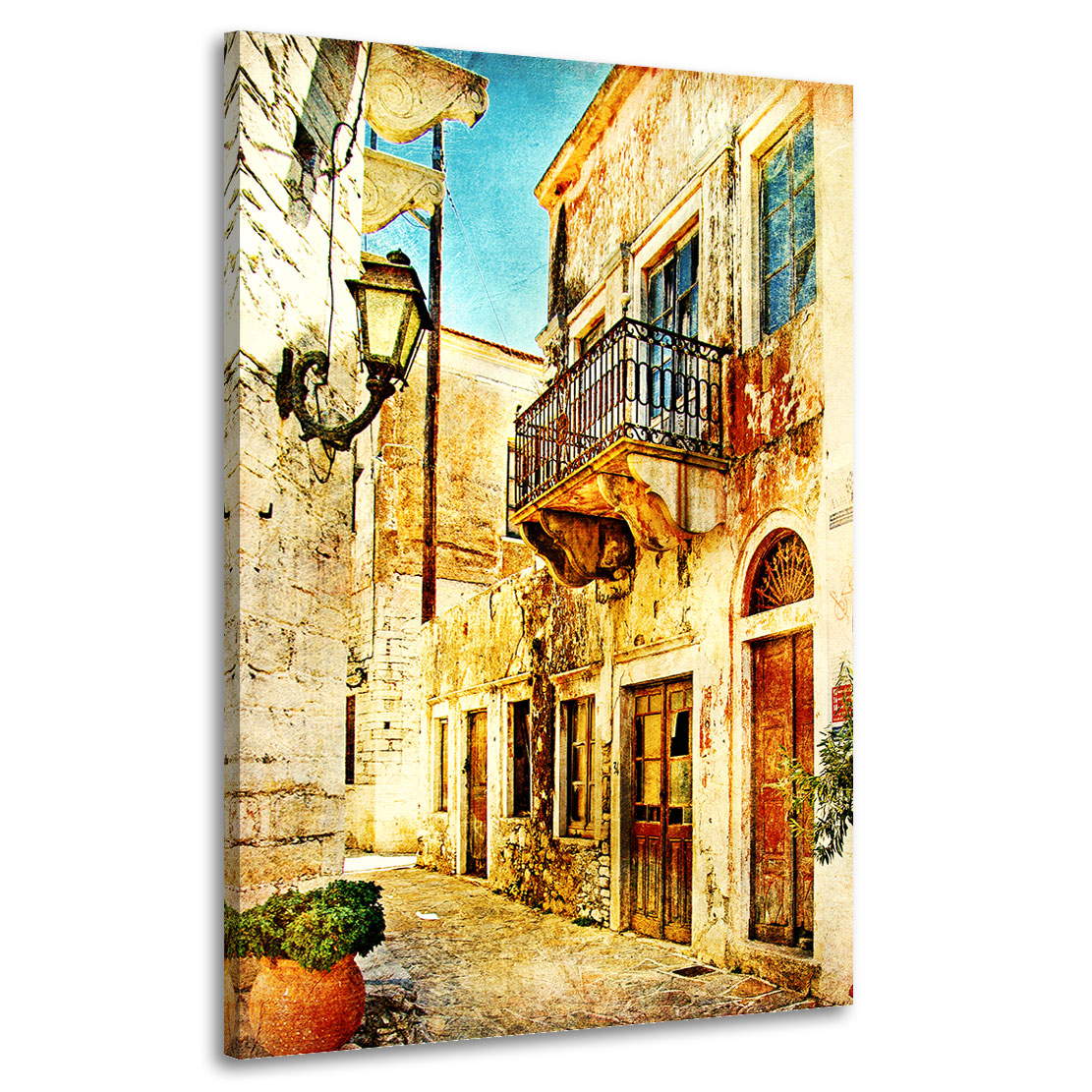 Wandbild Leinwandbild Griechenland Vintage