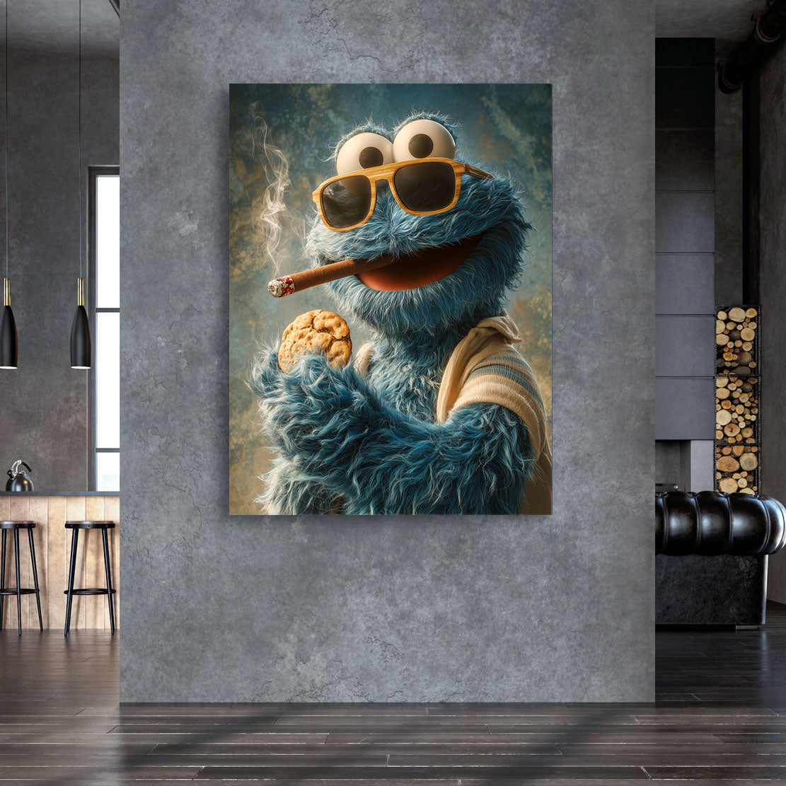 KrÃ¼melmonster Cookie Supreme Wandbild