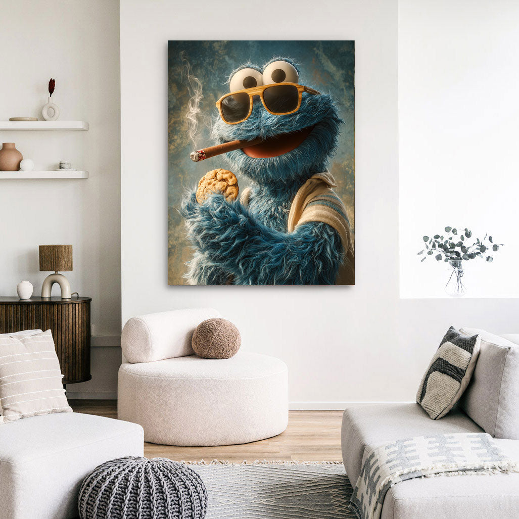 KrÃ¼melmonster Cookie Supreme Wandbild