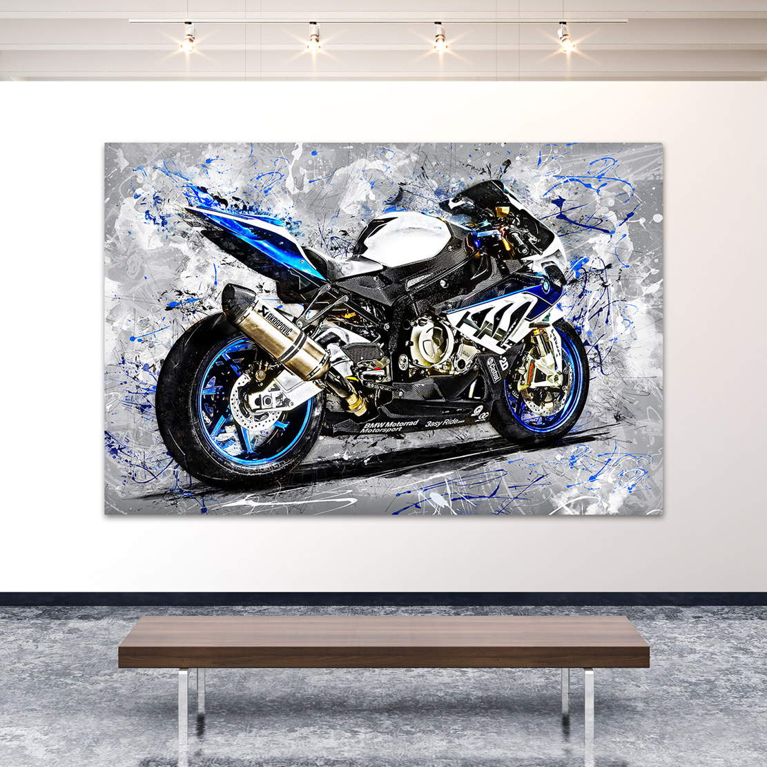 Wandbild BMW HP4 Motorradbild