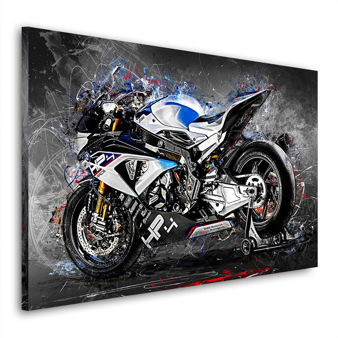 Wandbild Leinwandbild BMW HP4 Race