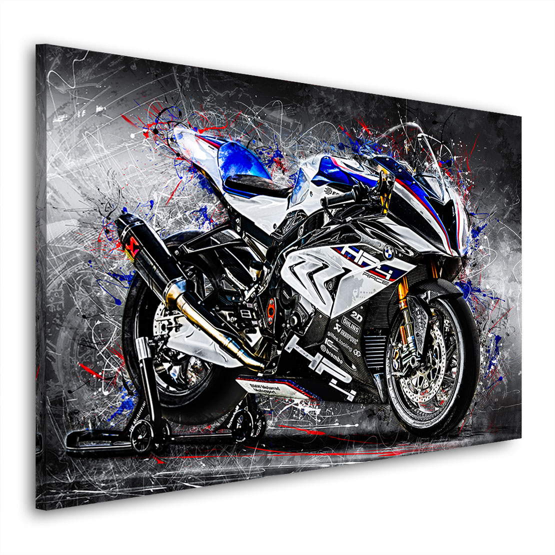 Wandbild Leinwandbild BMW HP4 Race Motorradbild