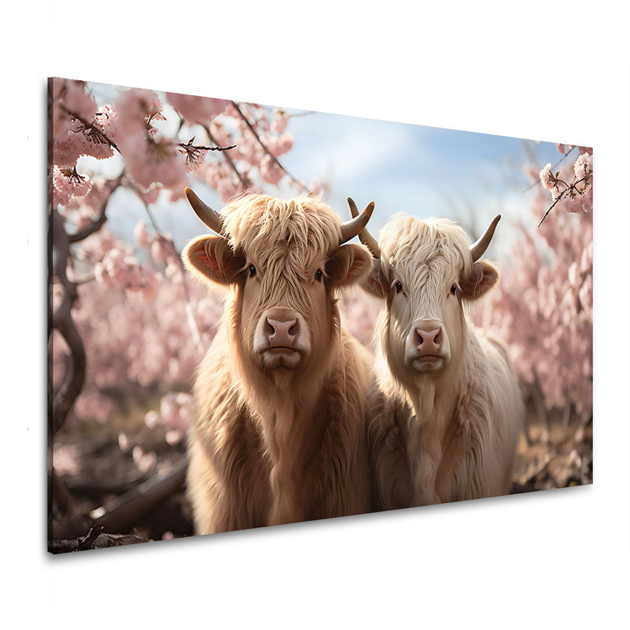 Wandbild Highland KÃ¼he