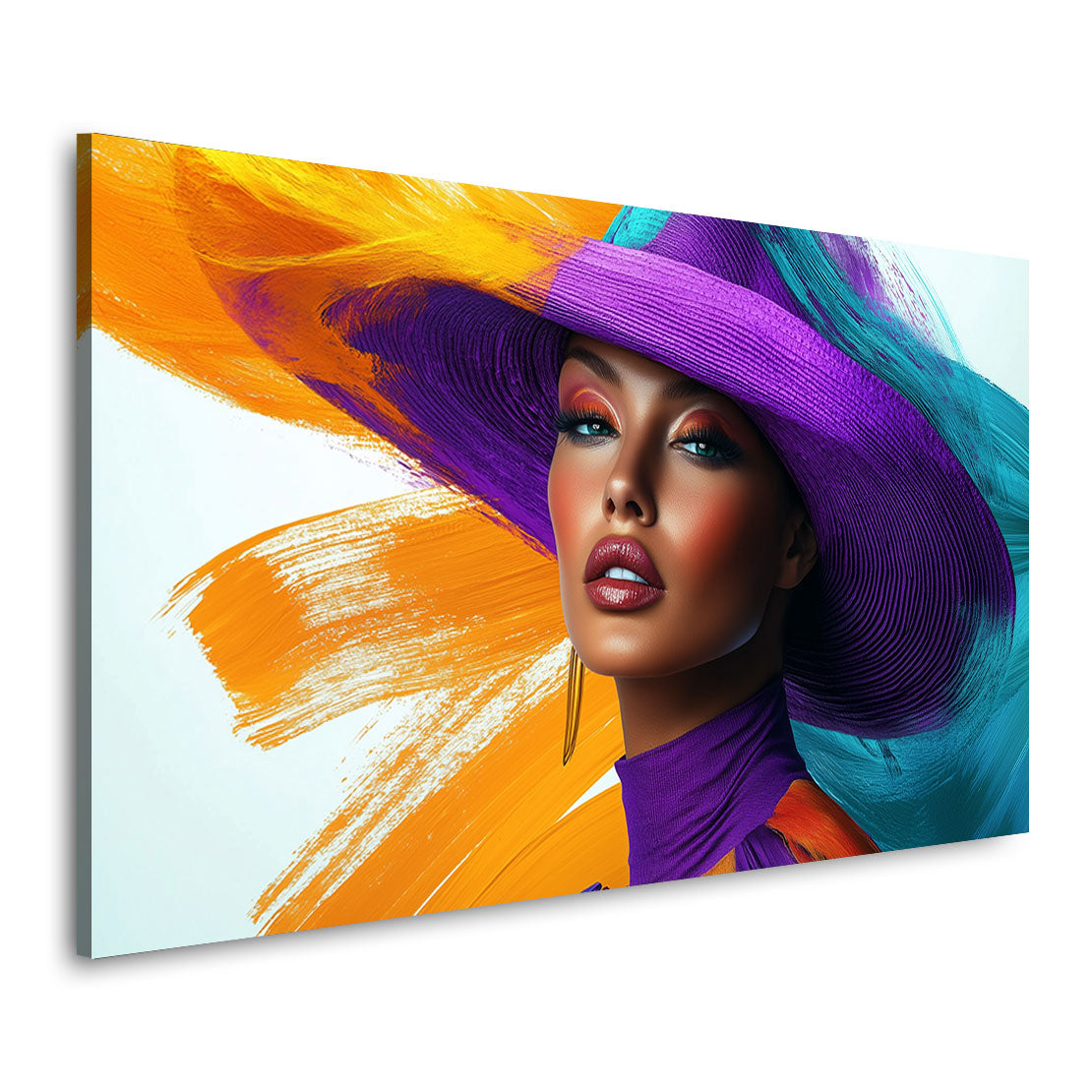 Muse of Chromatic Elegance Wandbild