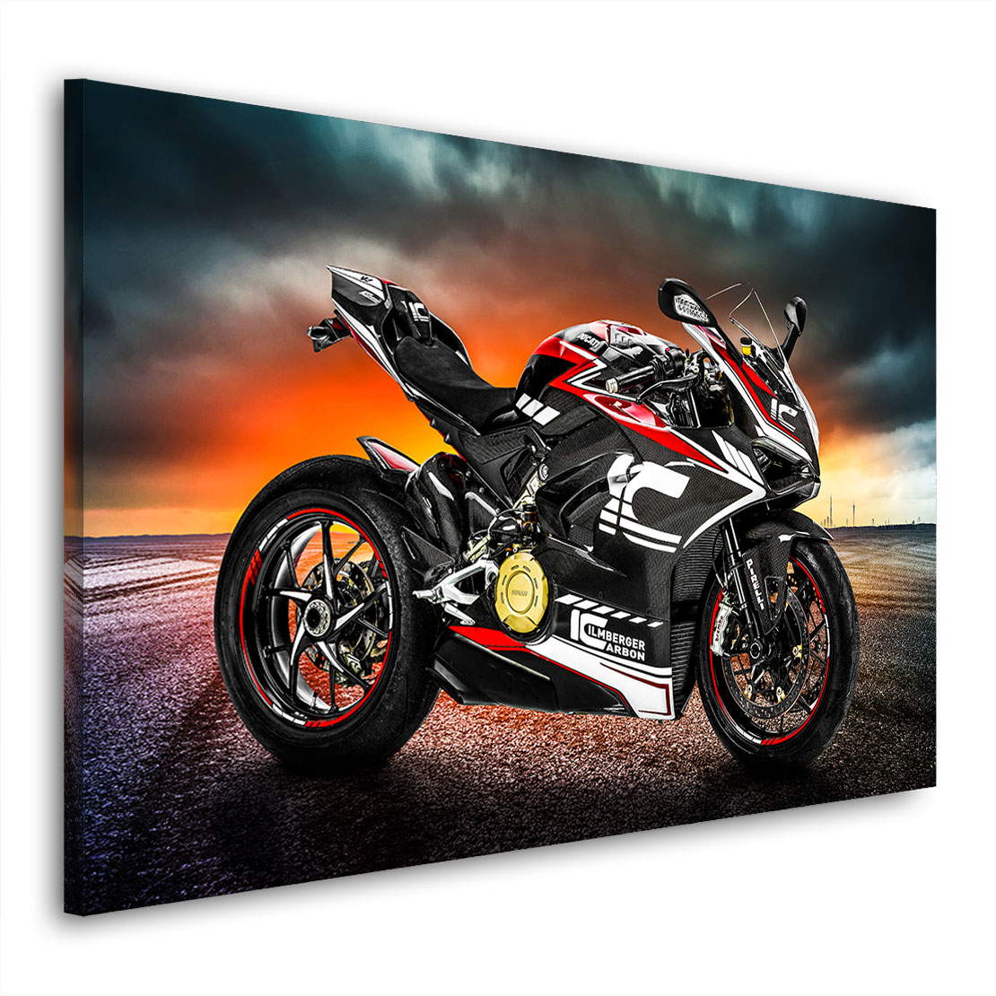 Wandbild Leinwandbild Ducati Panigale Ilmberger