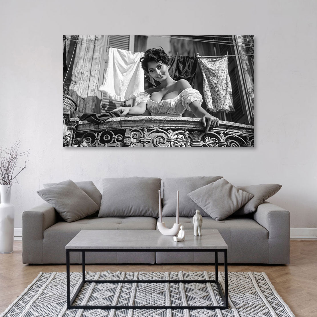 Sophia Loren Italia Wandbild