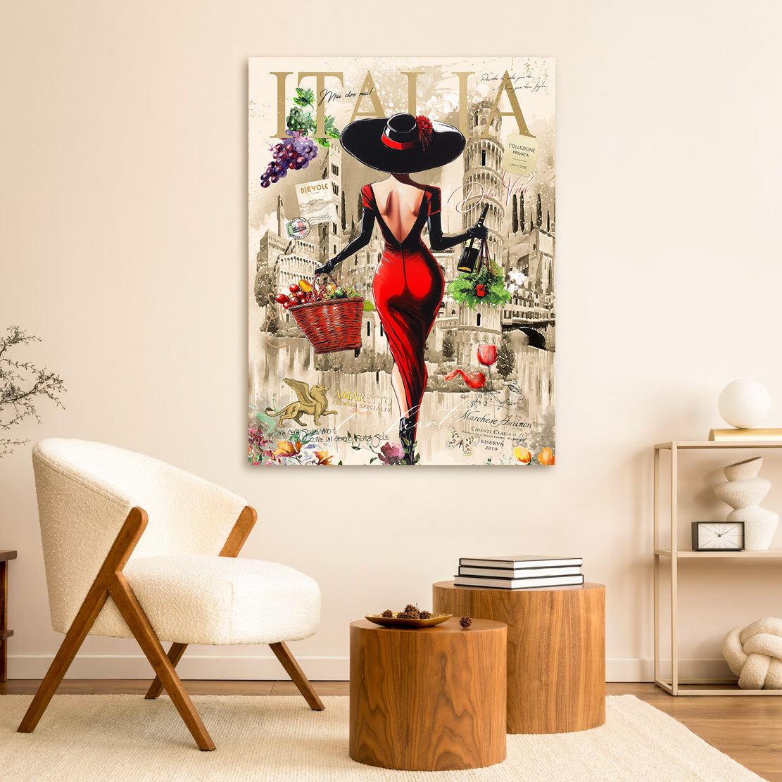 Dolce Vita Wandbild