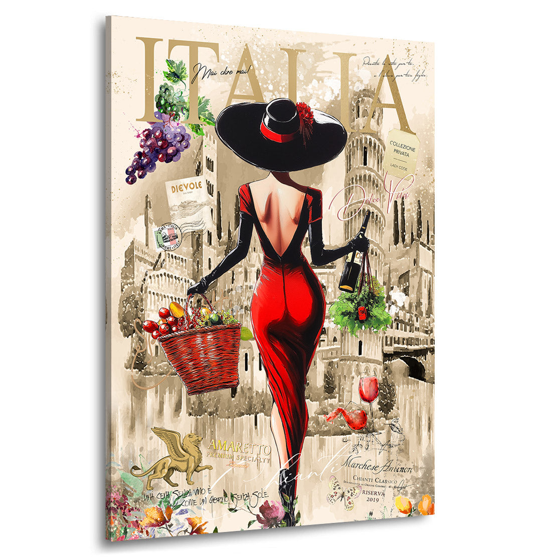 Dolce Vita Wandbild