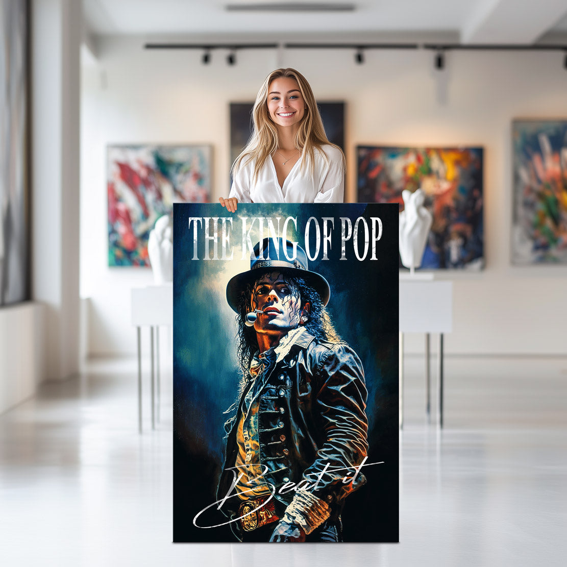 Leinwandbild Jackson King of Pop