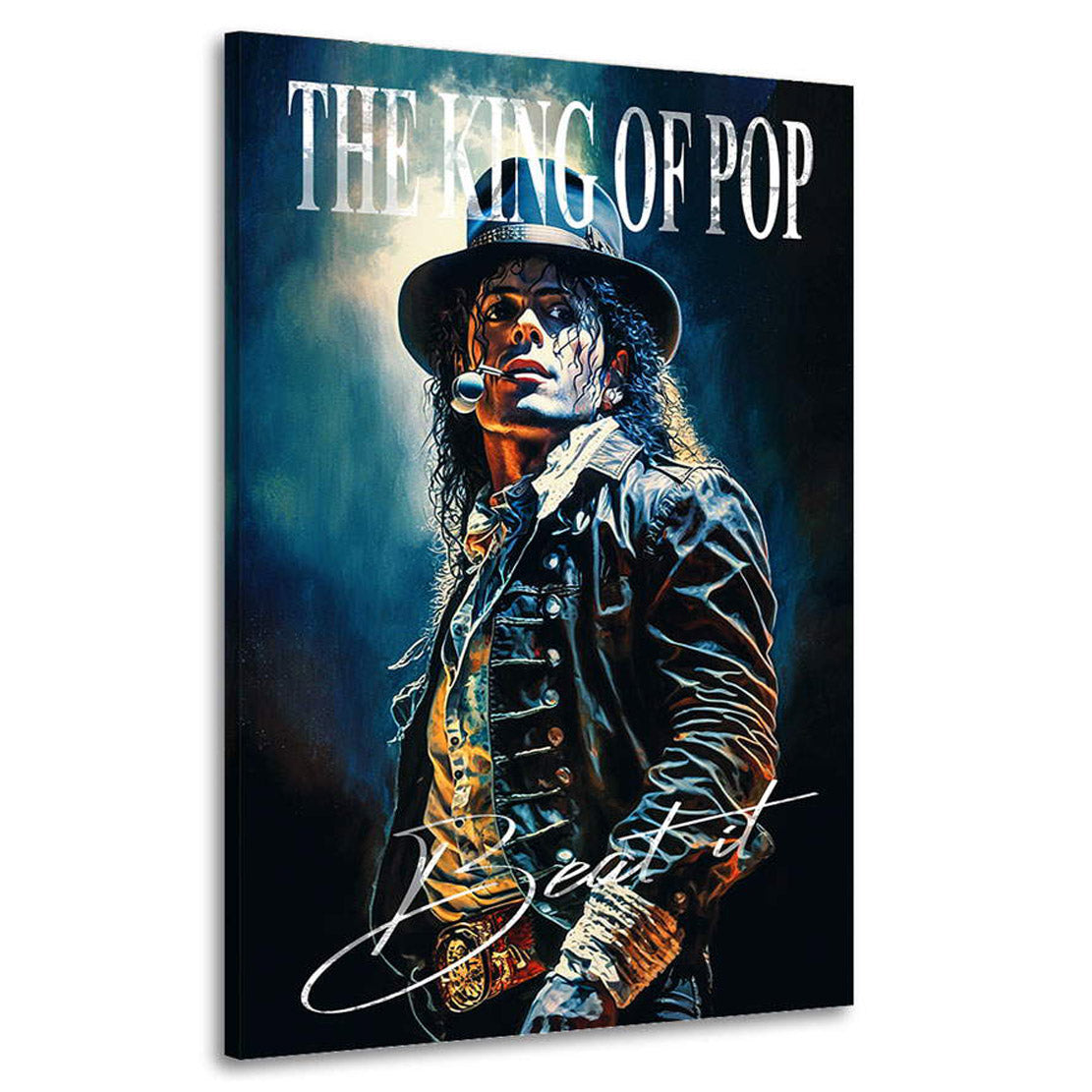 Leinwandbild Jackson King of Pop