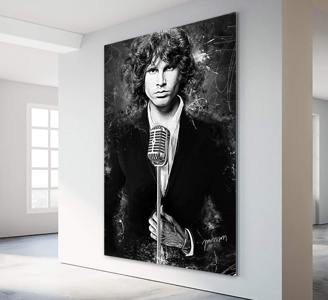 Wandbild Jim Morrison
