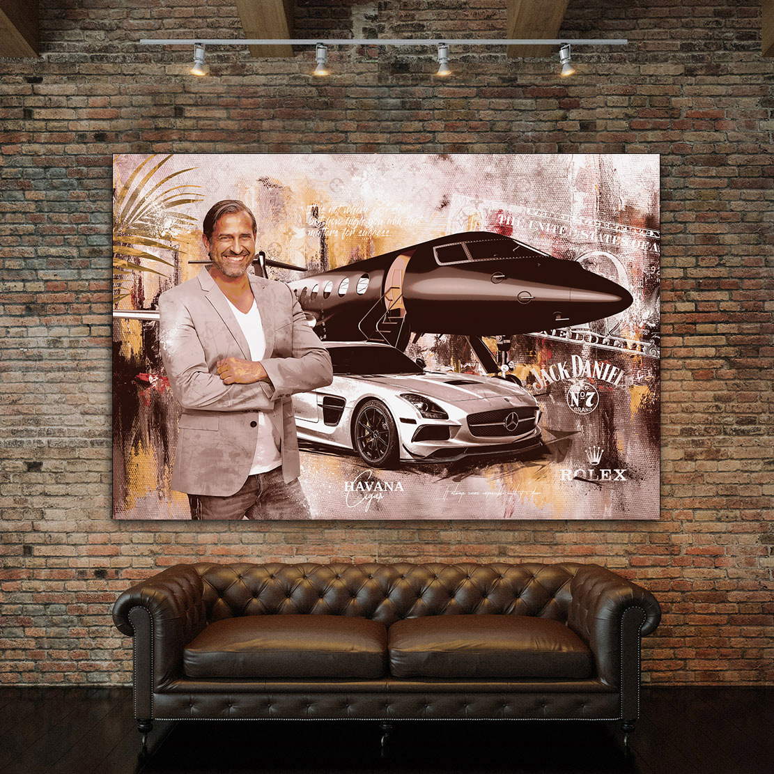 Wandbild Leinwandbild Sonderanfertigung Business People Stil1