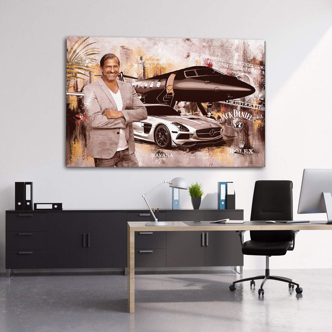 Wandbild Leinwandbild Sonderanfertigung Business People Stil1
