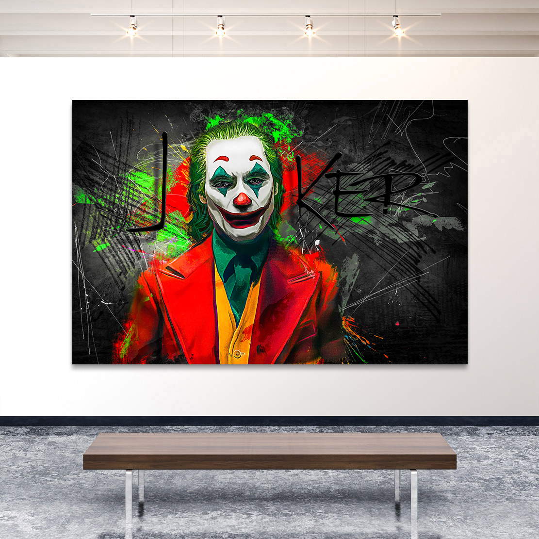 Wandbild Joker abstrakt