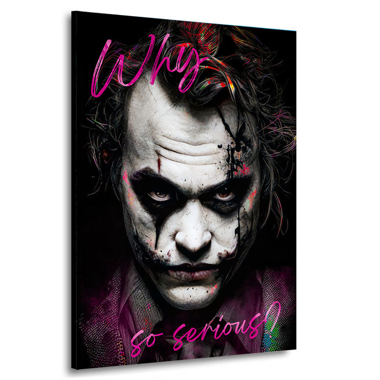 Joker Wandbild Why So Serious