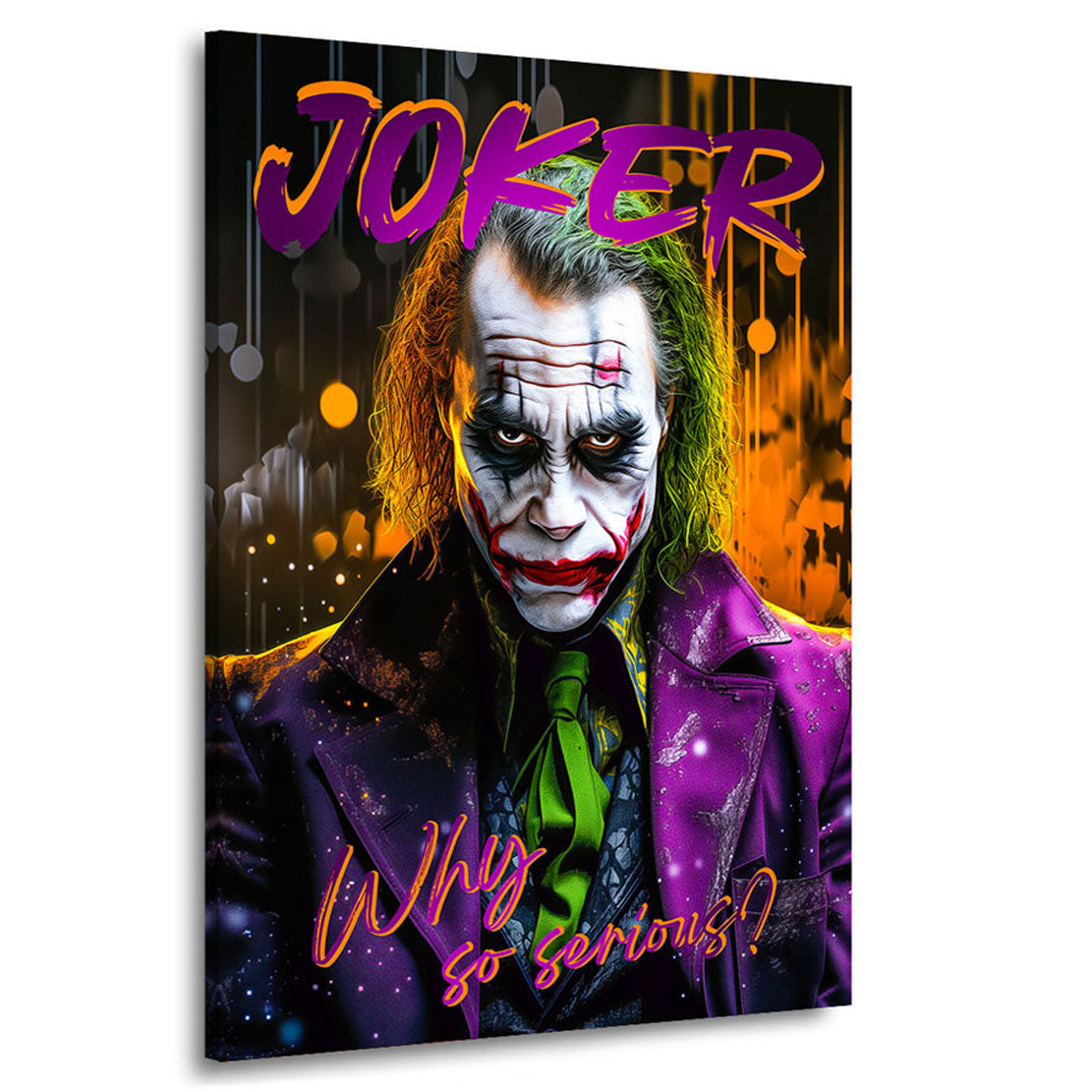 Joker Wandbild Why so serious?