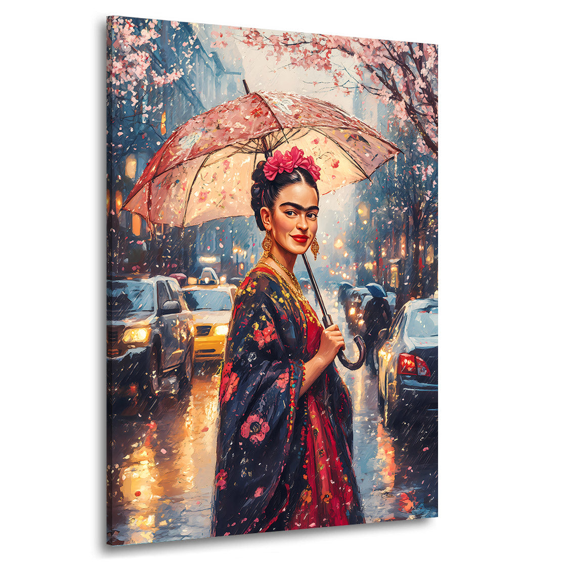 Frida Rain Walk Wandbild
