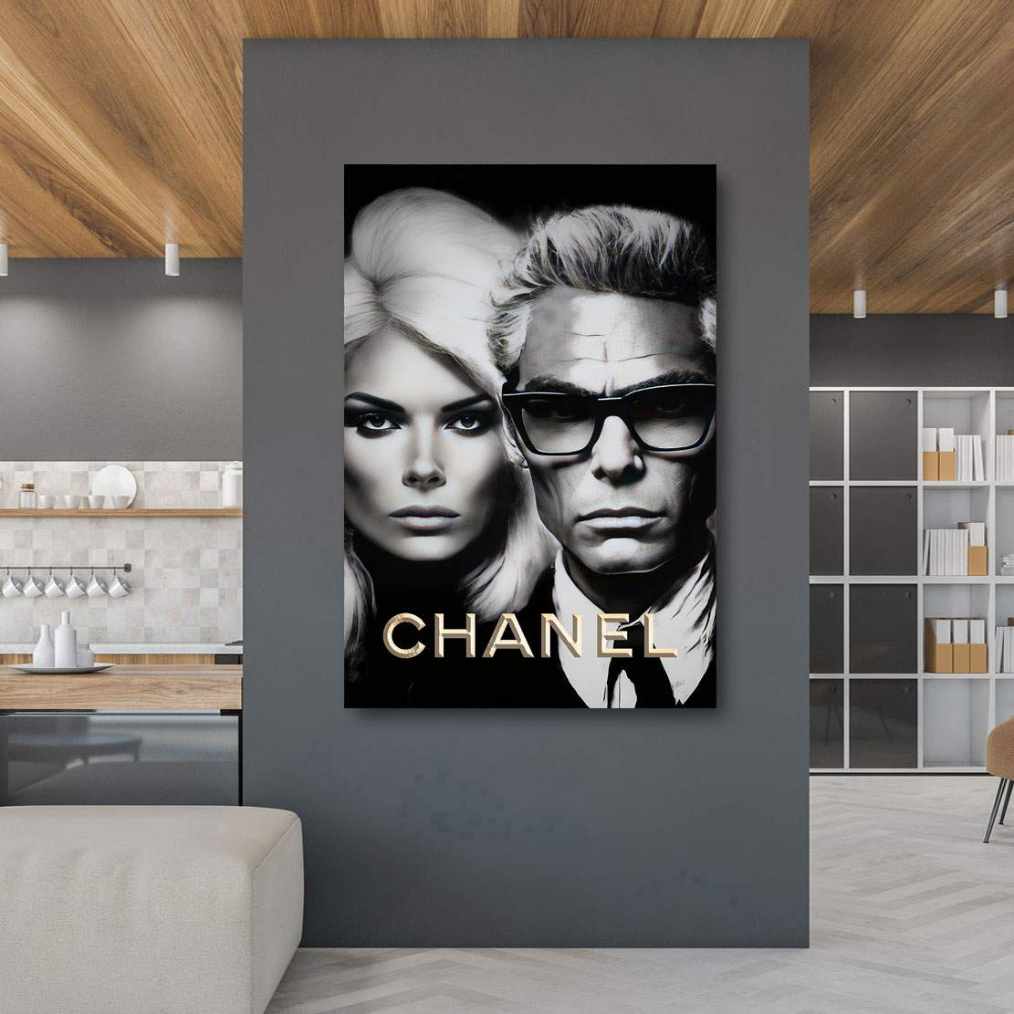 Lifestyle Leinwandbild Fashion Karl
