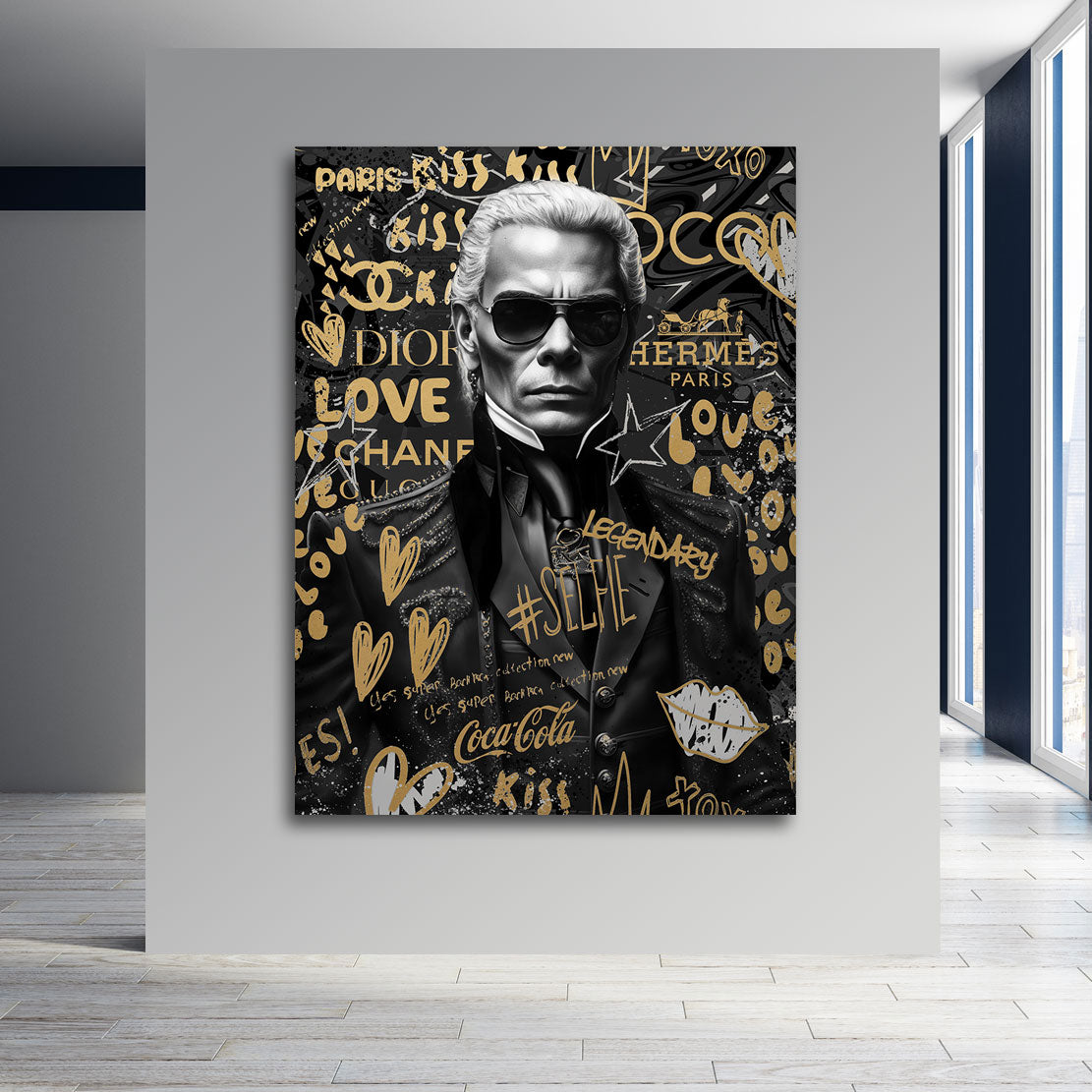 Lifestyle Leinwandbild Karl Love Coco