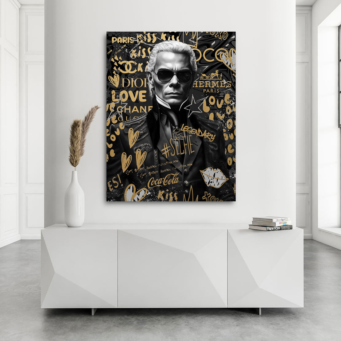 Lifestyle Leinwandbild Karl Love Coco