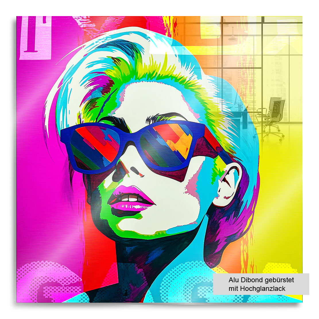 Pop Art Wandbild Lady G.