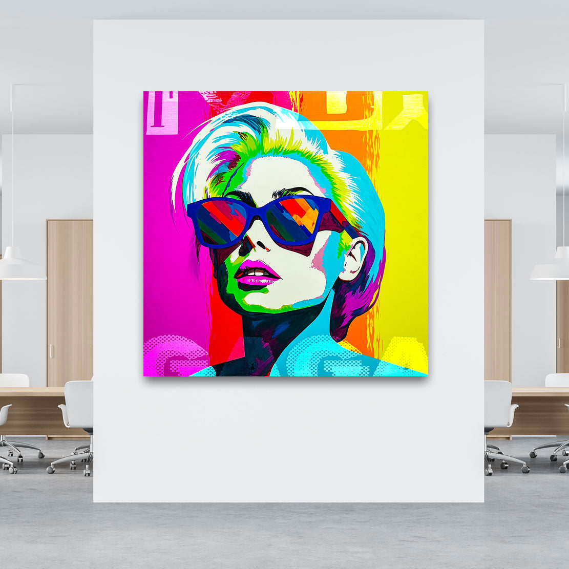 Pop Art Wandbild Lady G.