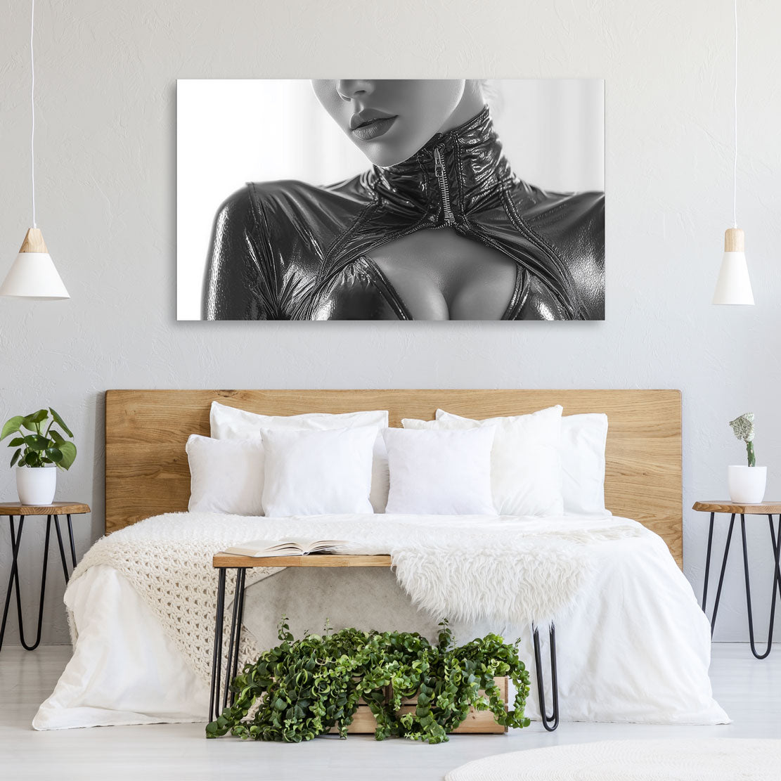 Obsidian Desire Erotik Wandbild