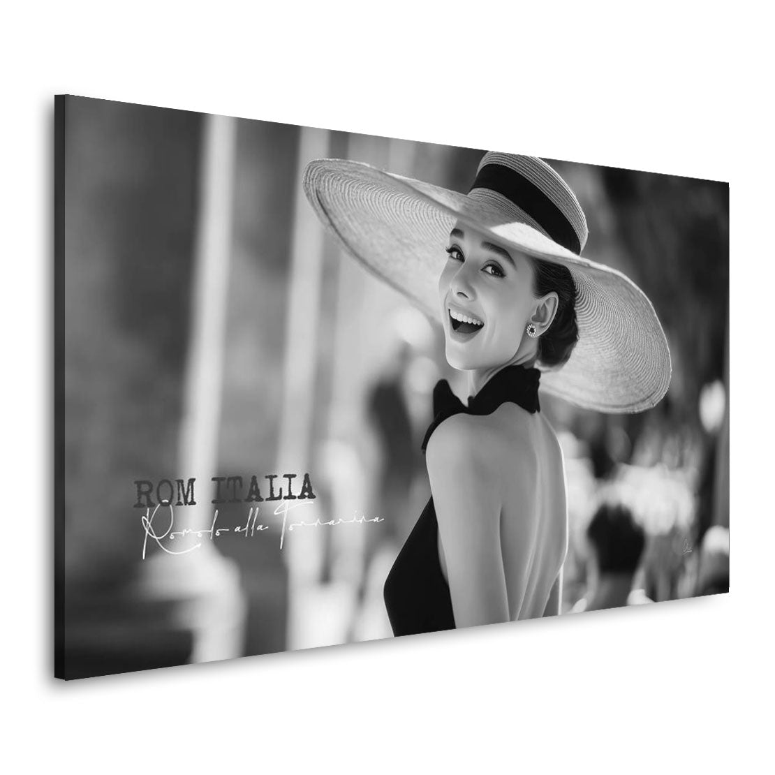 Audrey Hepburn Roma Wandbild