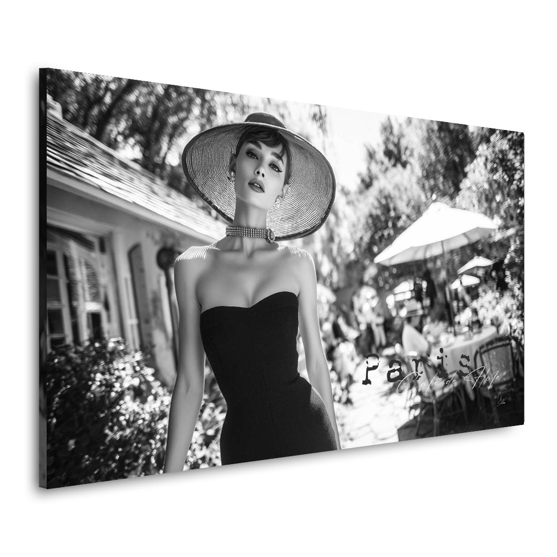 Audrey Hepburn Parisienne Wandbild