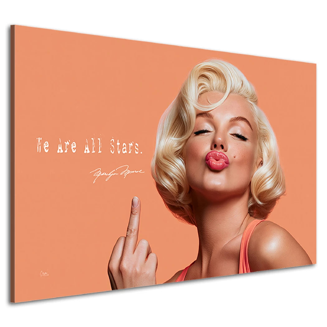 Marilyn Monroe All Stars Wandbild