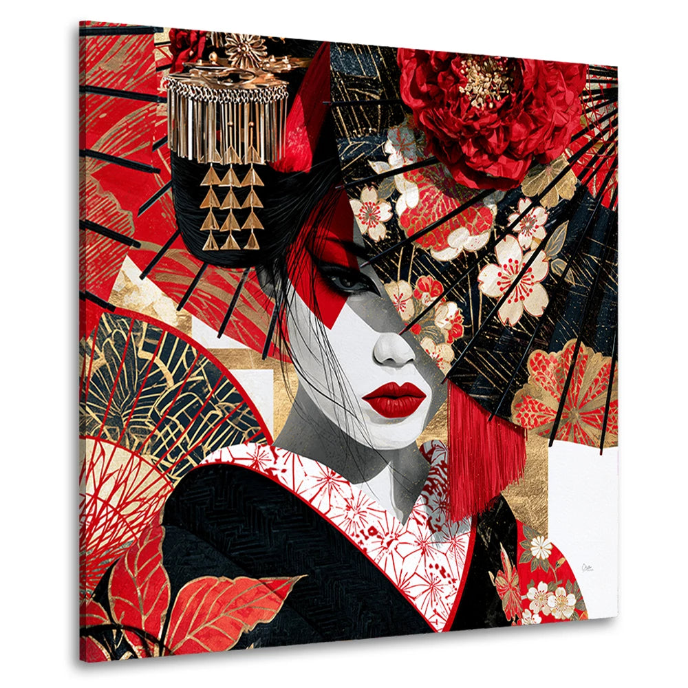Geisha Rouge Wandbild
